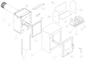 Stove Body Assembly